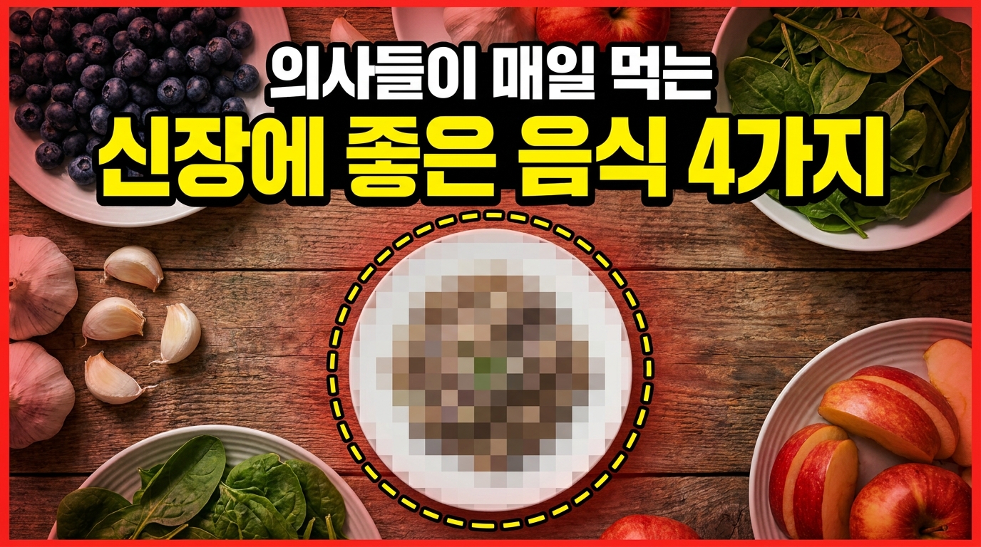 “신장이 깨끗해집니다.” 의사들도 매일 먹는 최고의 음식 4가지
